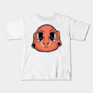 Peach monster Kids T-Shirt